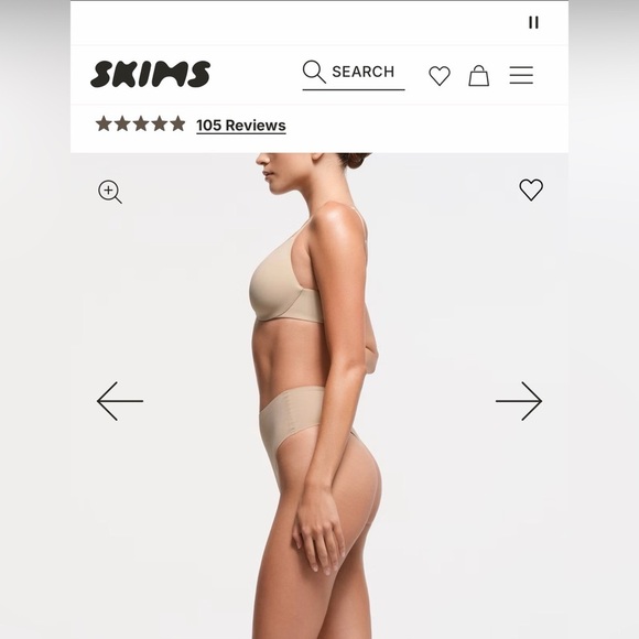 [Skims] NWT Smoothing Full Coverage Lightly Lined Bra - Picture 2 of 8